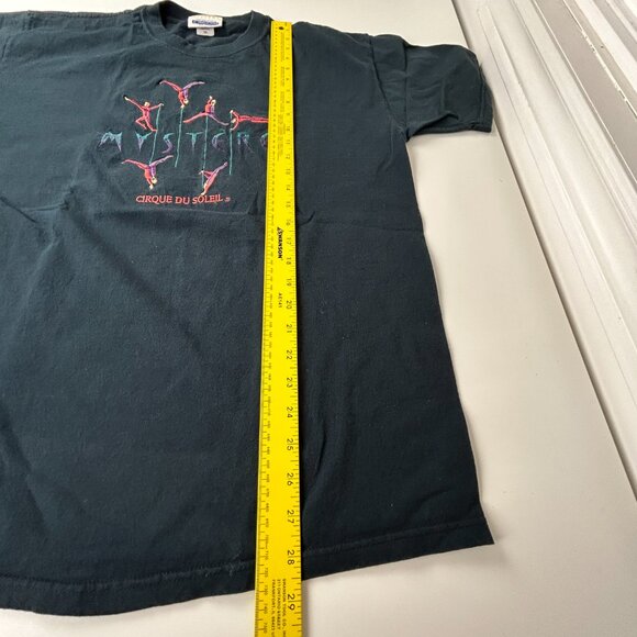 Cirque Du Soleil Mystere Shirt Men XL Black Treasure Island Y2K Embroidered - Picture 5 of 8